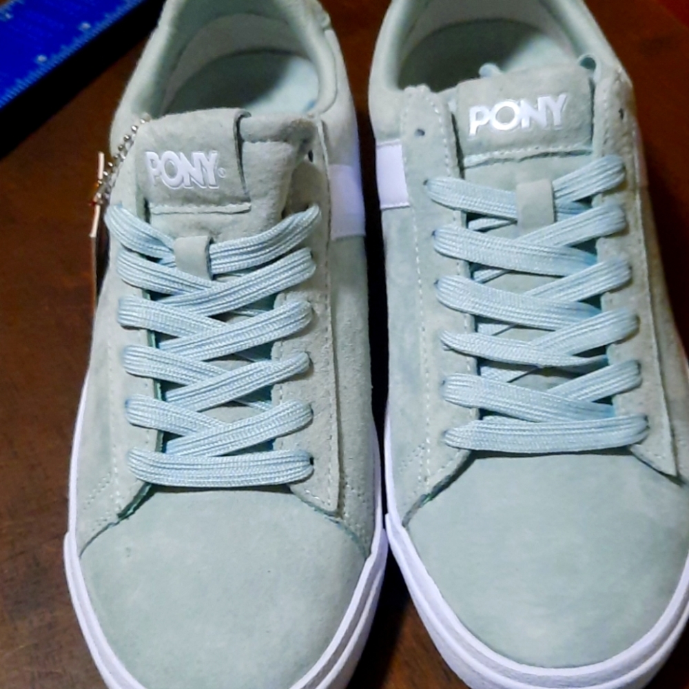 Pony sneakers.